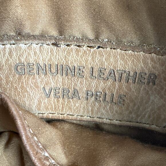 Karma Of Charme Leather Crossbody Purse Cognac Italian Leather Bohemian Retro - Picture 10 of 11